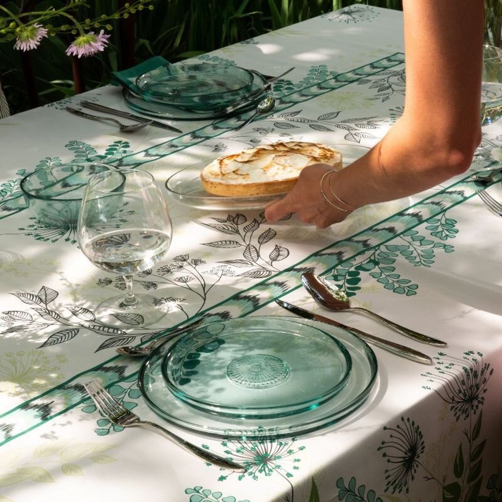 Table linen - Eucalyptus table cloth - BEAUVILLÉ