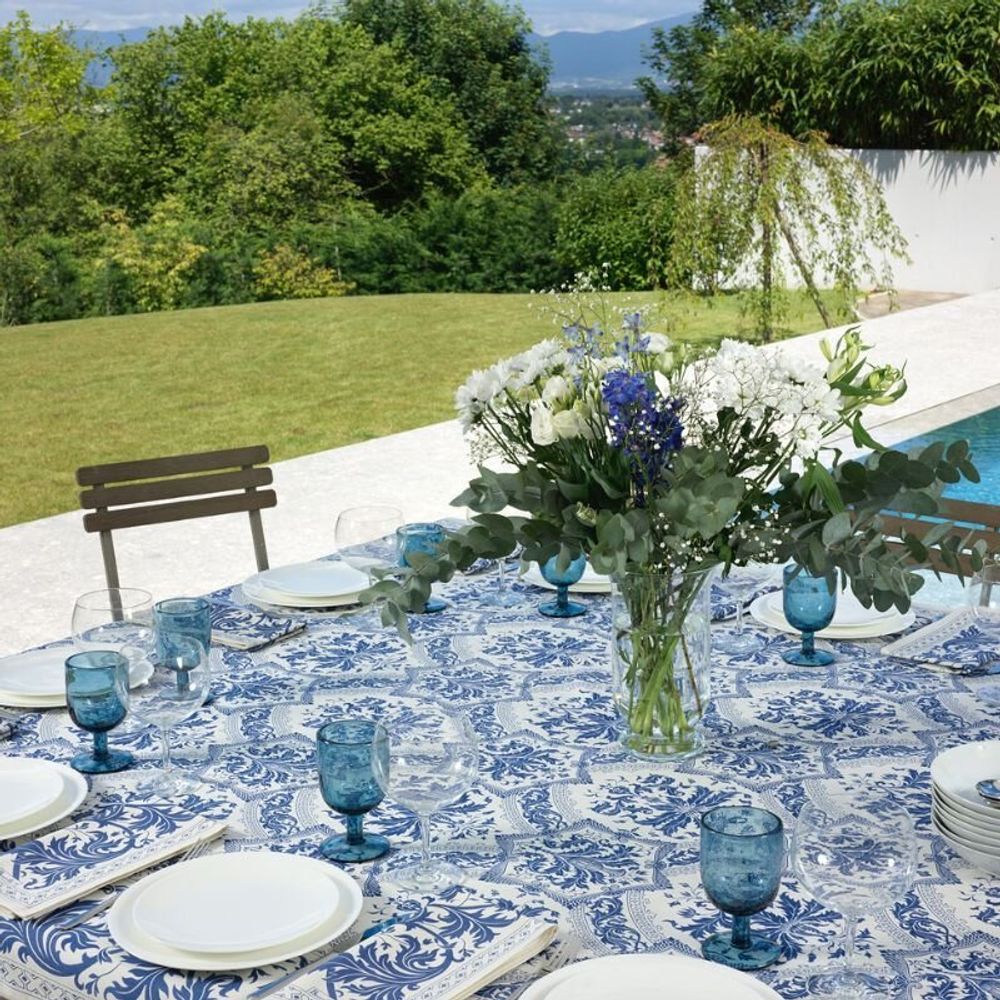 Table cloths - Topkapi coated tablecloth - BEAUVILLÉ