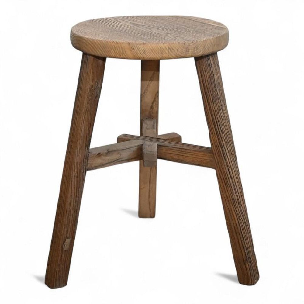 Stools - Handmade round stool - PAGODA INTERNATIONAL