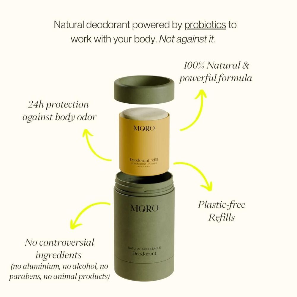 Parfums pour soi et eaux de toilette - Déodorant rechargeable - MORO ESSENTIALS BV