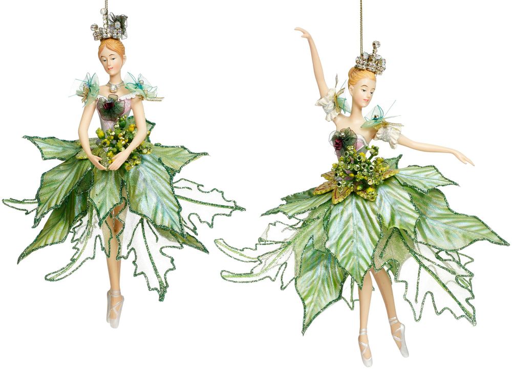 Other Christmas decorations - BALLERINA ORN ASS/2 GRN 23CM - GOODWILL M&G