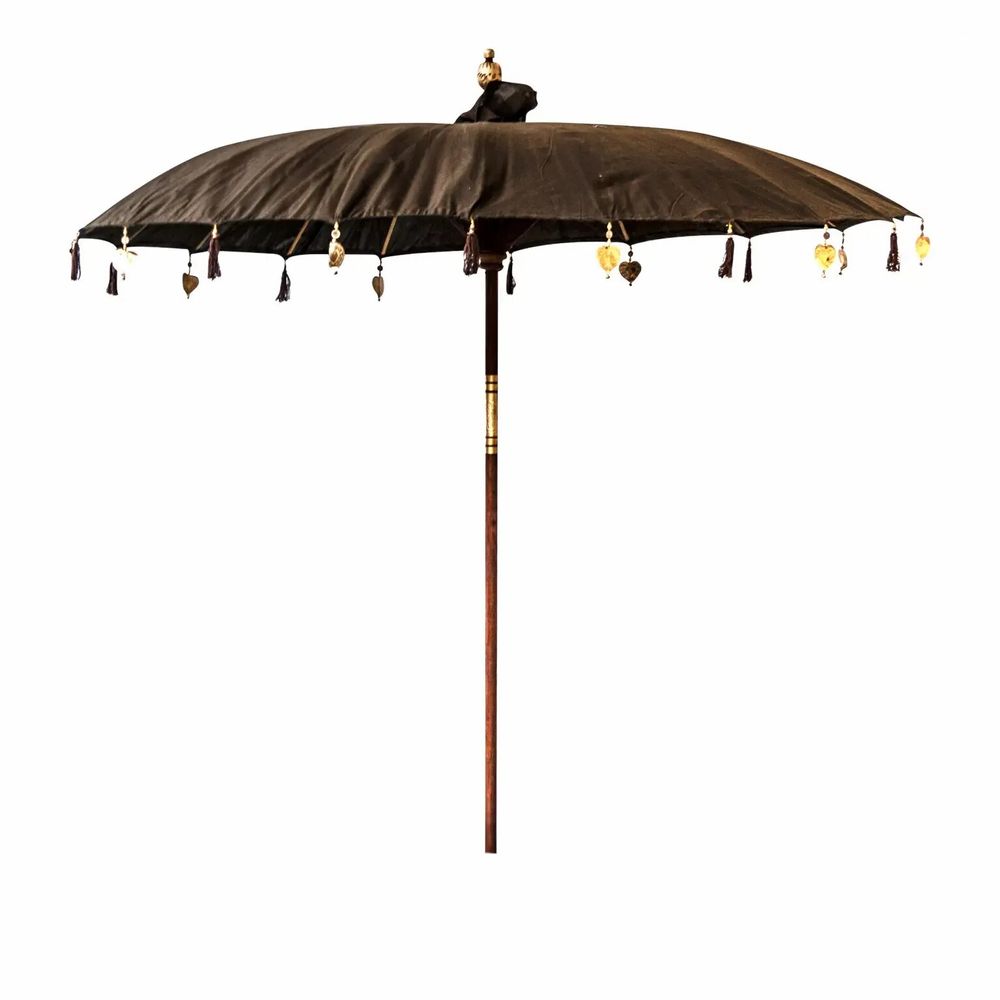 Sunshades - Parasol in mindi wood off brown colour in 185x185x260 cm - VICAL