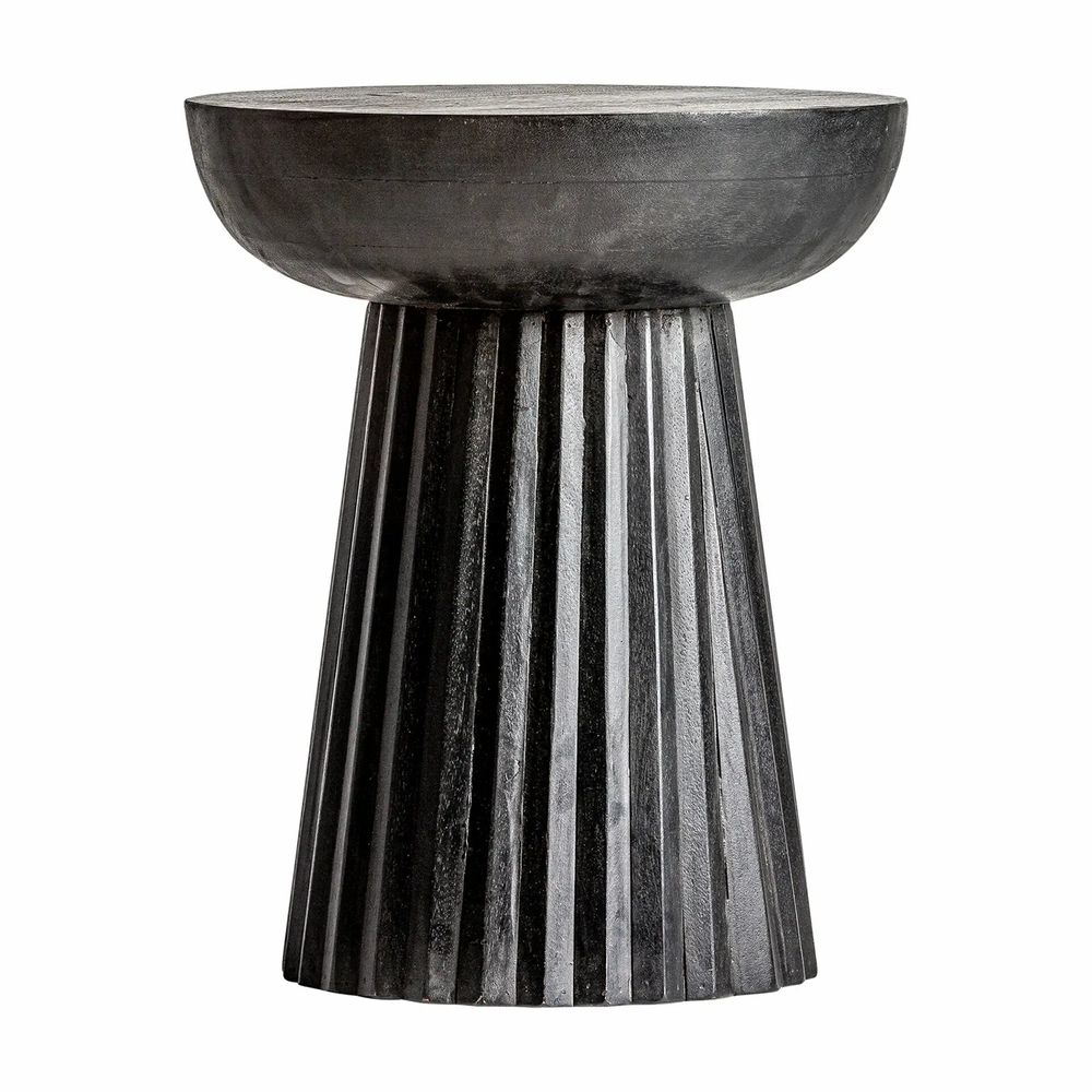 Other tables - Side table in mango wood off black colour in 38x38x48 cm - VICAL