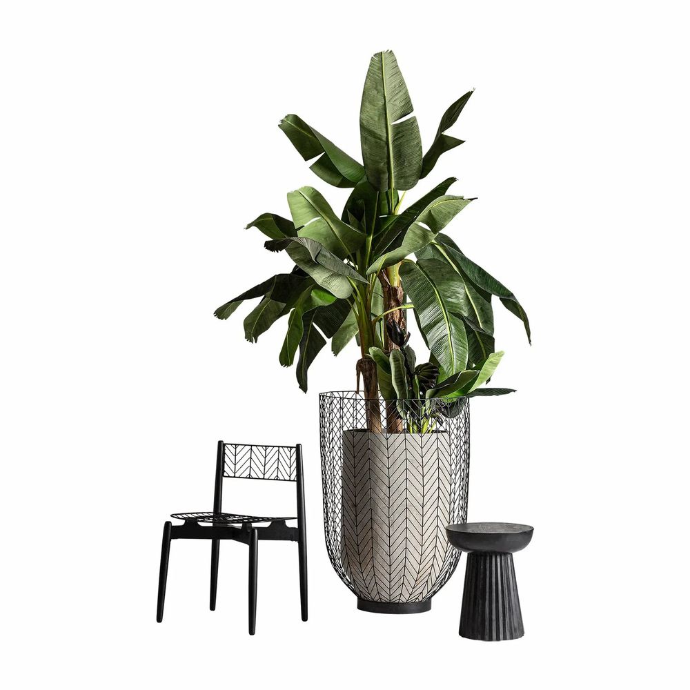 Other tables - Side table in mango wood off black colour in 38x38x48 cm - VICAL