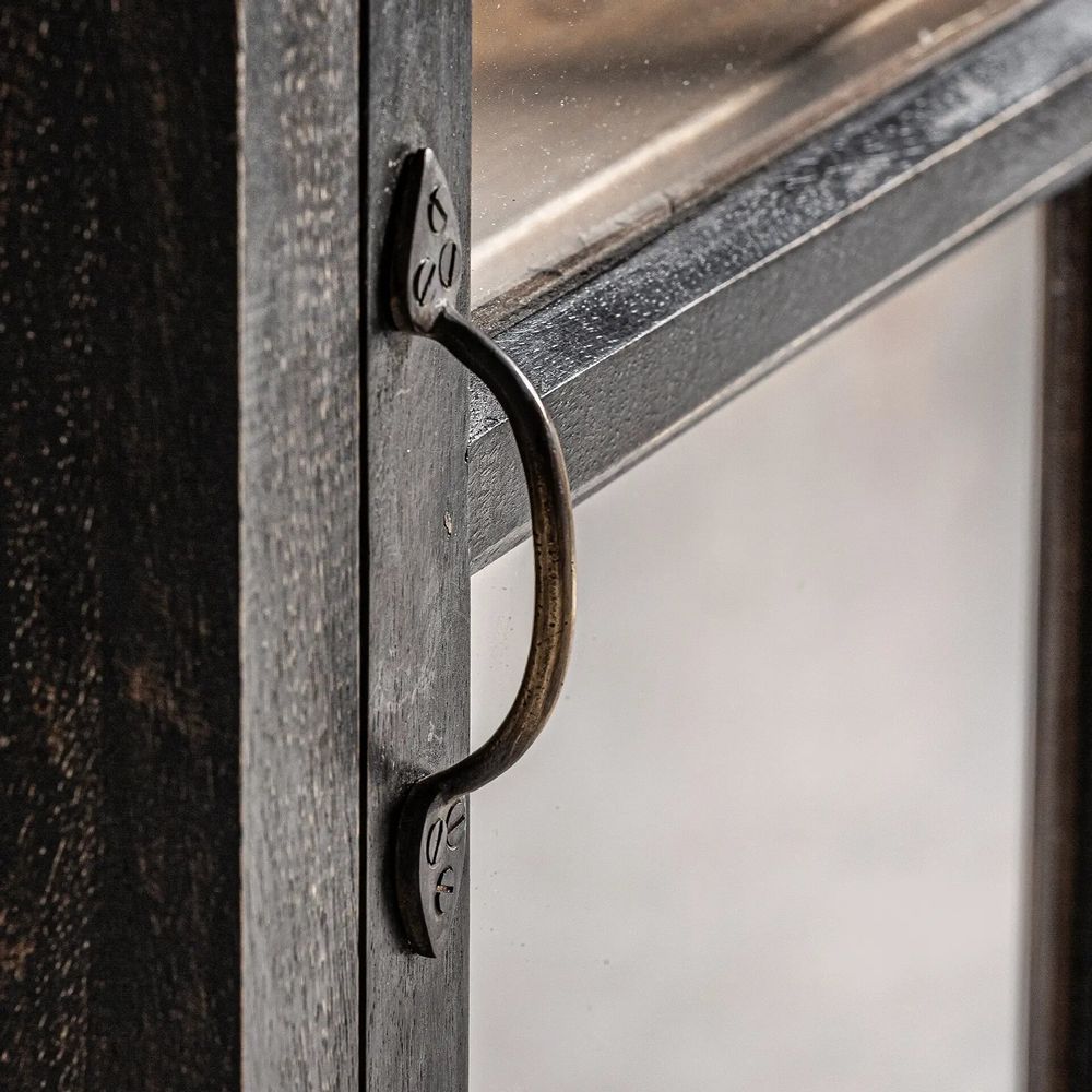 Sideboards - Sideboard in mango wood off brown colour in 173x41x107 cm - VICAL