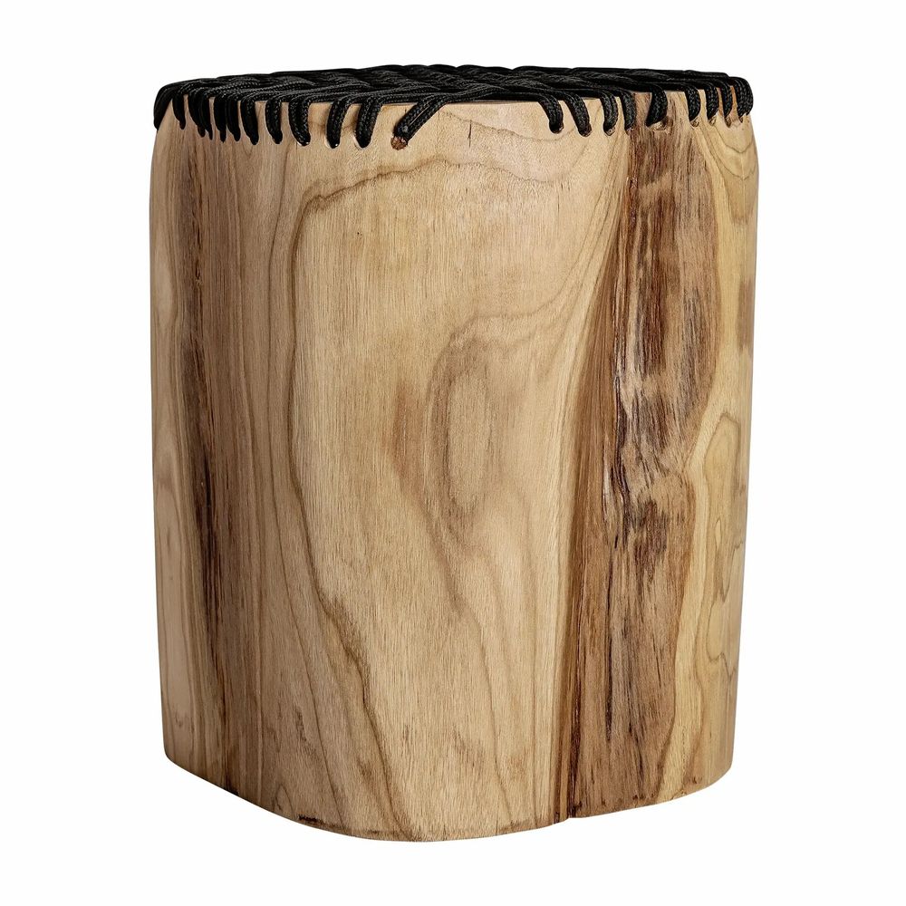 Other tables - Side table in suar wood off brown natural colour in 37x37x43 cm - VICAL