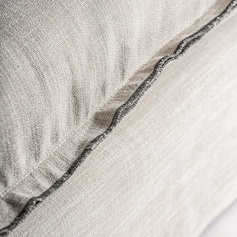 Footrests - Sofa module footrest in polyester off off white colour in 98x108x45 - VICAL