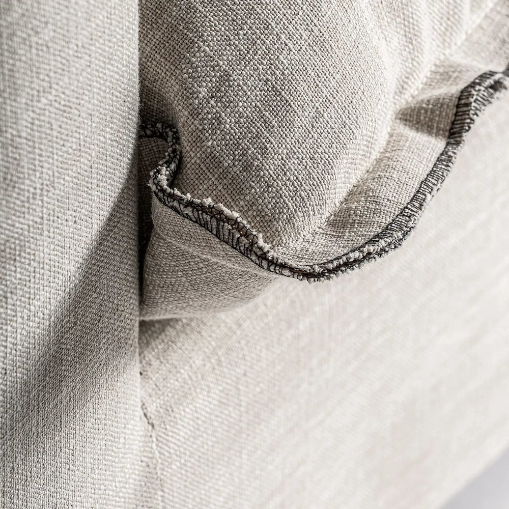 Sofas - Corner sofa module in polyester off off white colour in 96x108x94 cm - VICAL