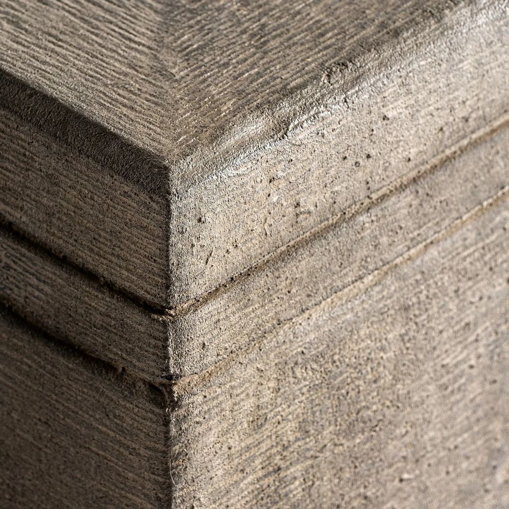Sunshades - Base in concrete off grey colour in 29x29x35 cm - VICAL