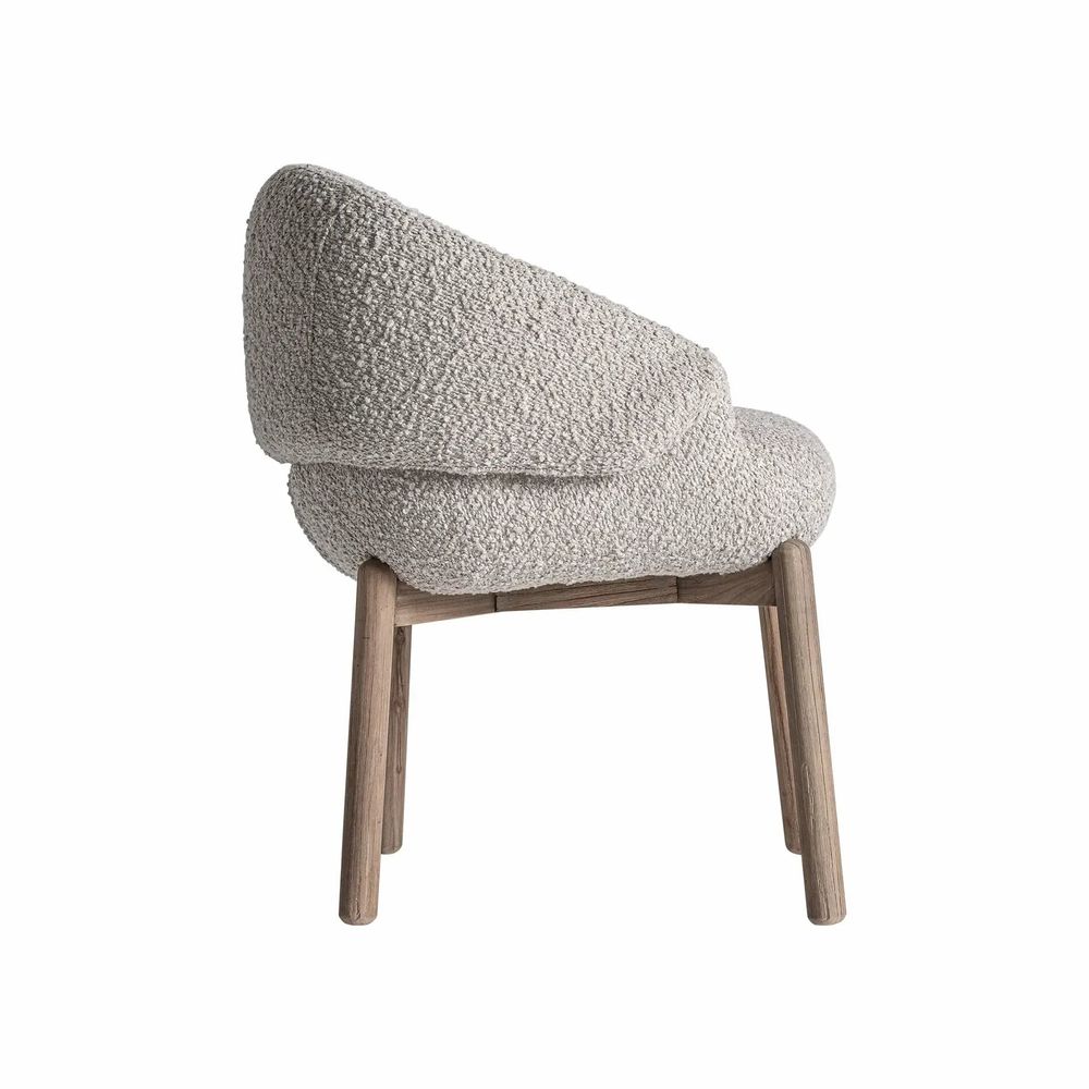Chaises - Chaise en bois de chêne couleur marron cassé de 63x60x73 cm - VICAL