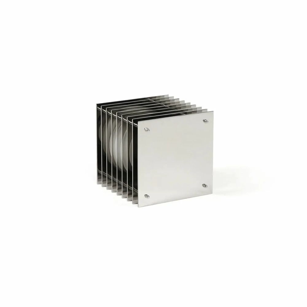 Lampes de bureau - Lampe LOP petite carrée en acier inoxydable poli miroir - BANG