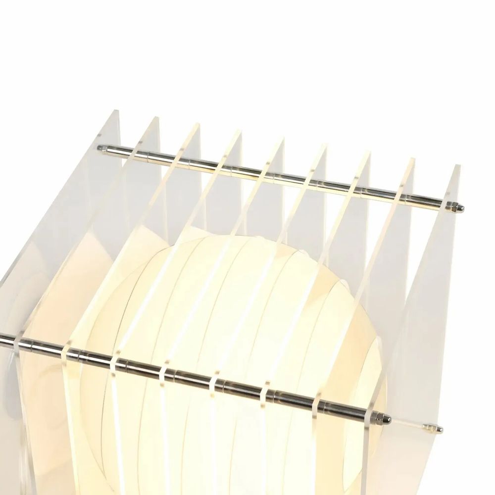 Desk lamps - LOP lamp big square in mirror polished stainless steel - BANG