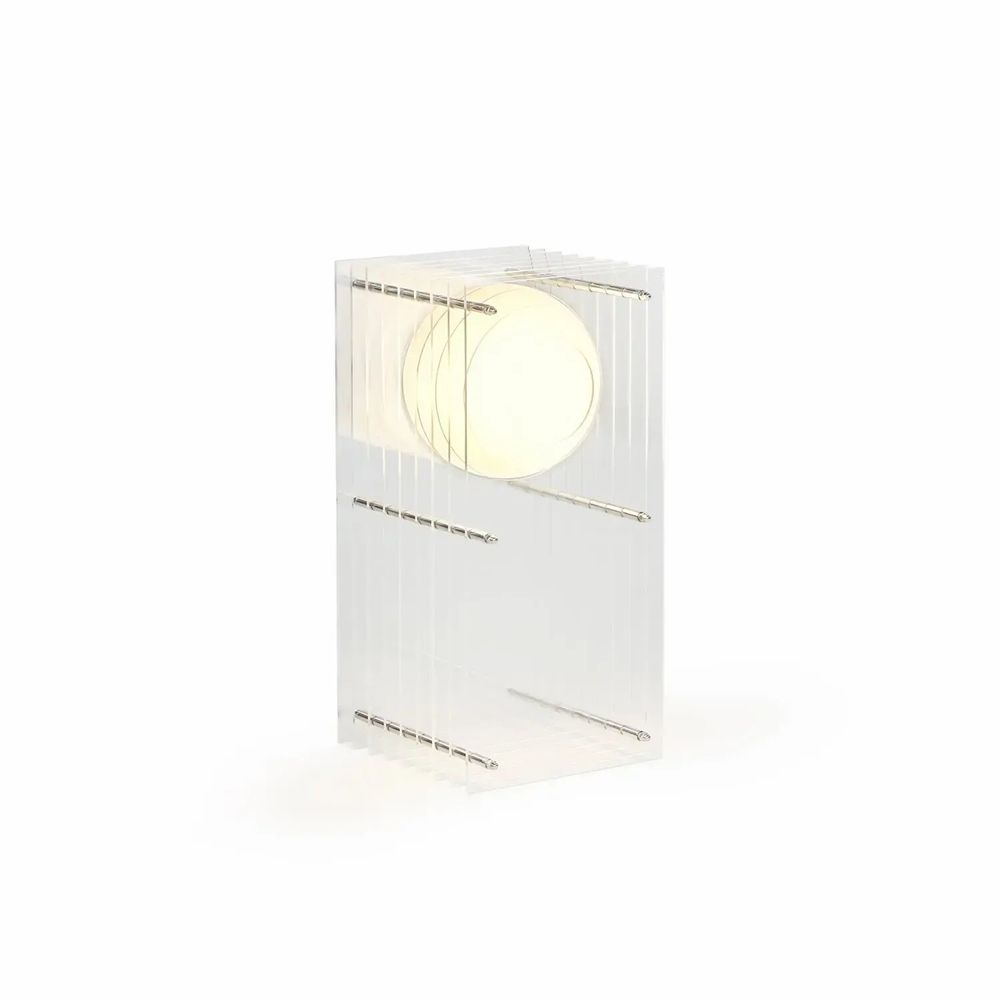 Desk lamps - LOP lamp small rectangle in clear acrylic - BANG