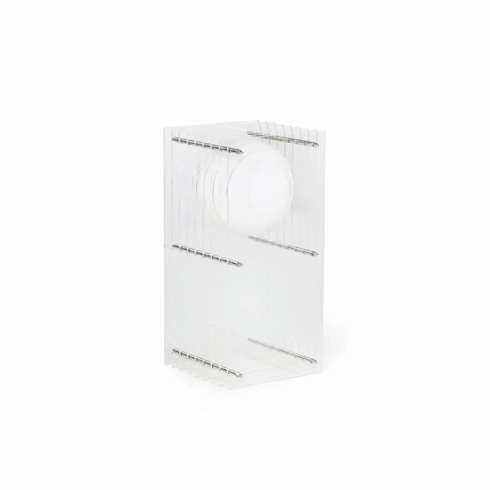 Desk lamps - LOP lamp small rectangle in clear acrylic - BANG