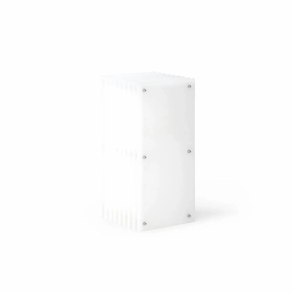 Desk lamps - LOP lamp small rectangle in milky acrylic - BANG