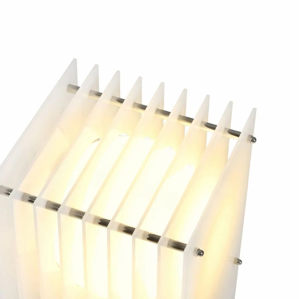 Desk lamps - LOP lamp small rectangle in milky acrylic - BANG