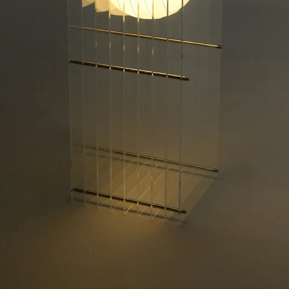 Lampadaires - Lampe LOP grand rectangle en acrylique transparent - BANG