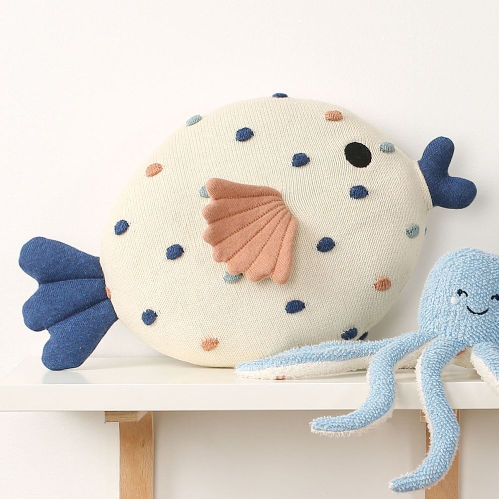 Peluches - Peluche - Poisson - Coton Bio - POMME