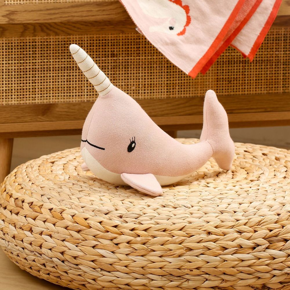 Peluches - Peluche - Narval - Coton Bio - POMME