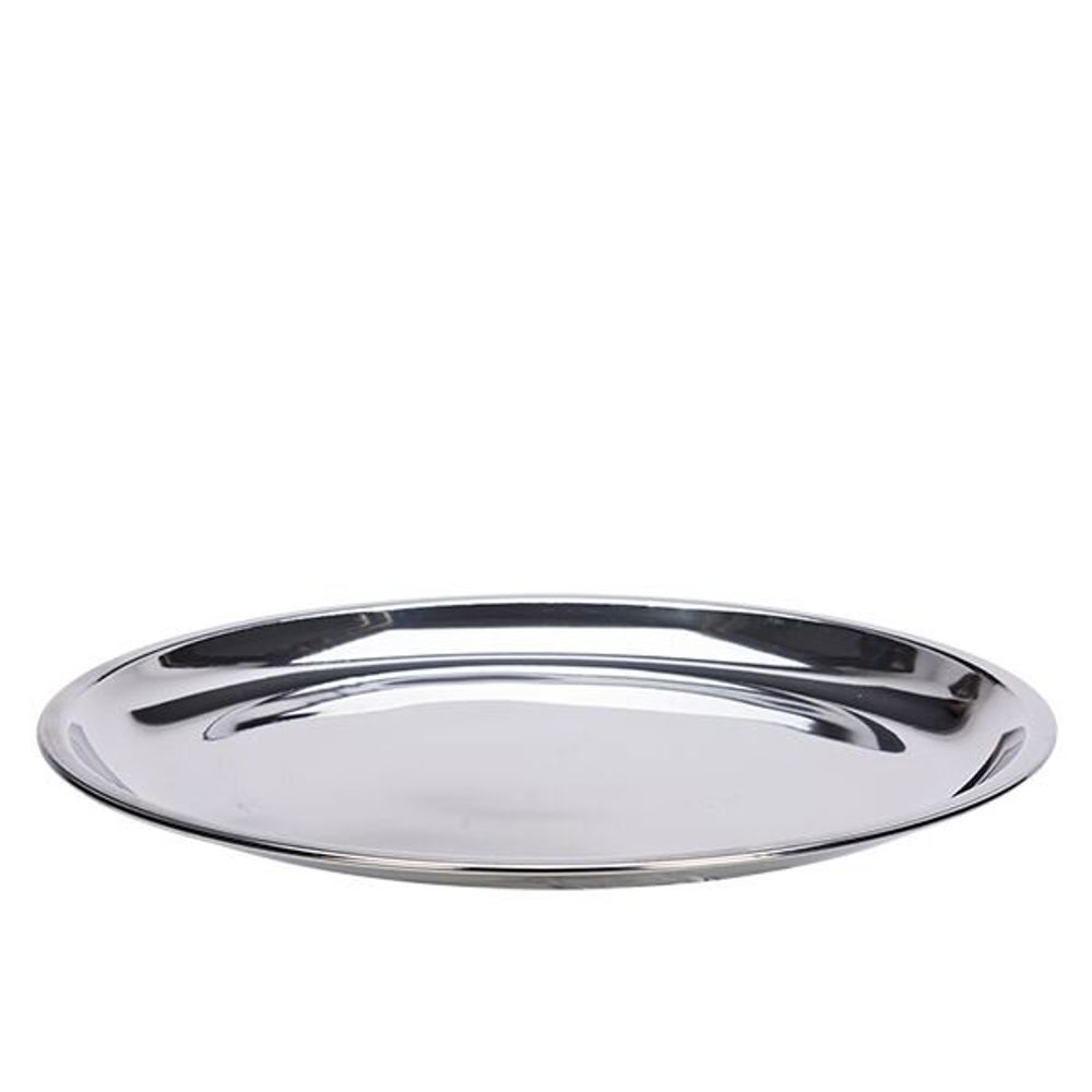 Platter and bowls - Stainless steel plate - MADAM STOLTZ