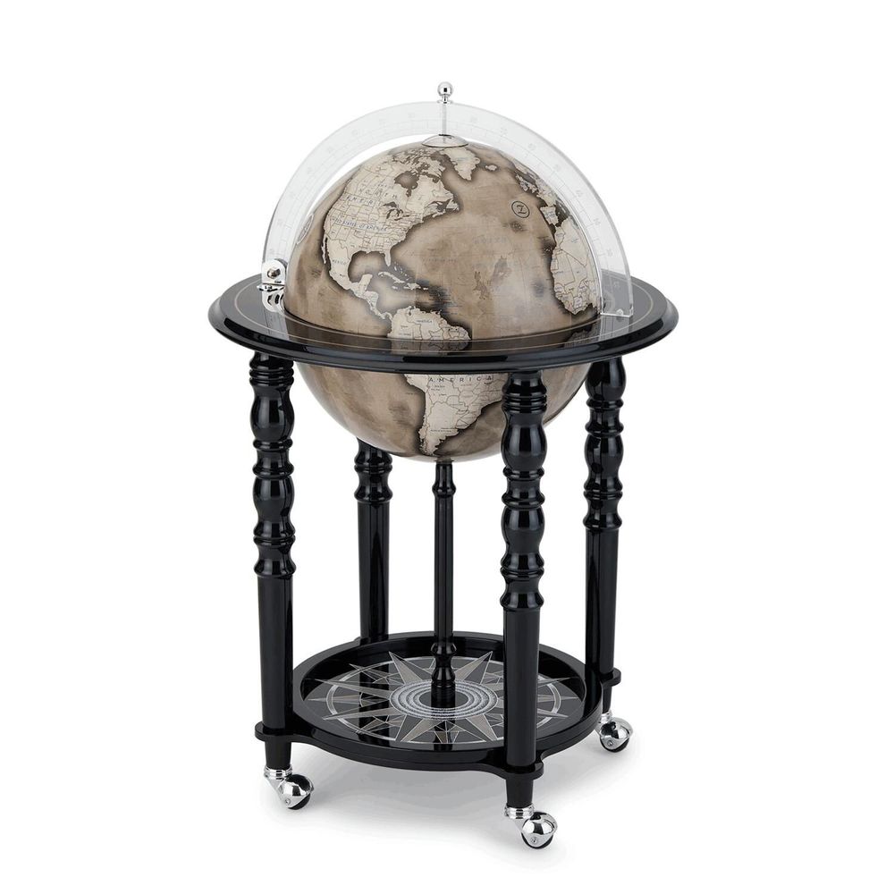 Chambres d'hôtels - Elegance Bar Globe Noir - ZOFFOLI MAPPAMONDI