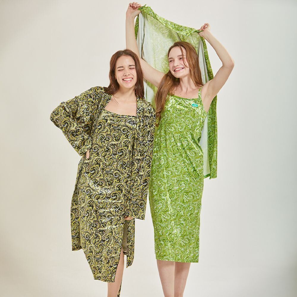 Homewear - Quilted Robe Dress - PAUL&ANNA