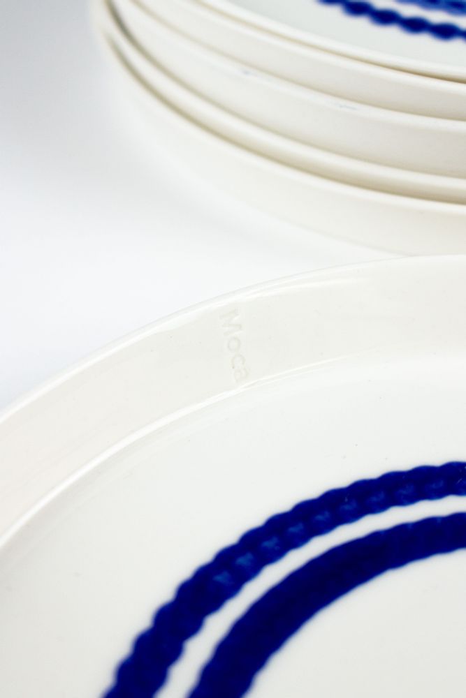 Everyday plates - Porcelain dinner plate 24 cm - MOCA TABLEWARE - STUDIO JOACHIM-MORINEAU