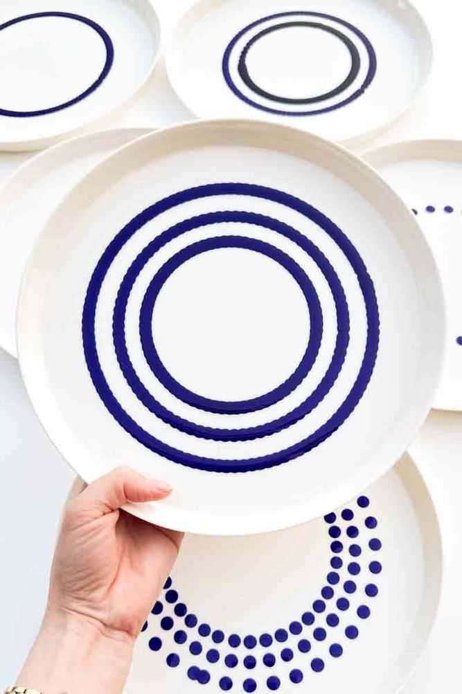 Everyday plates - Porcelain dinner plate 24 cm - MOCA TABLEWARE - STUDIO JOACHIM-MORINEAU