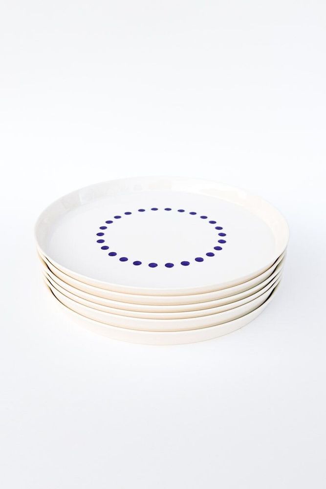 Everyday plates - Porcelain dinner plate 24 cm - MOCA TABLEWARE - STUDIO JOACHIM-MORINEAU