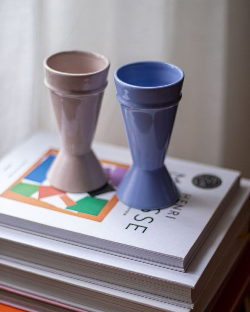 Objets de décoration - Nouveau Mazagran - Bleu - Tasse à café minimaliste, réinventée - ATELIER MAISON QUATRE