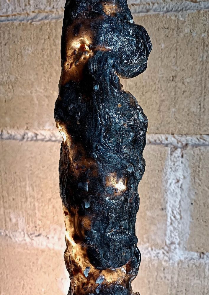 Floor lamps - Flour Lamp OBSIDIA - Flares of Lava - CENSIS RUBLISS