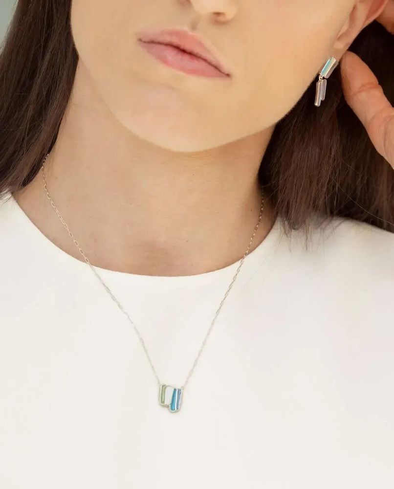 Bijoux - COLLIER EN ARGENT PALETTE PETIT - JOIDART