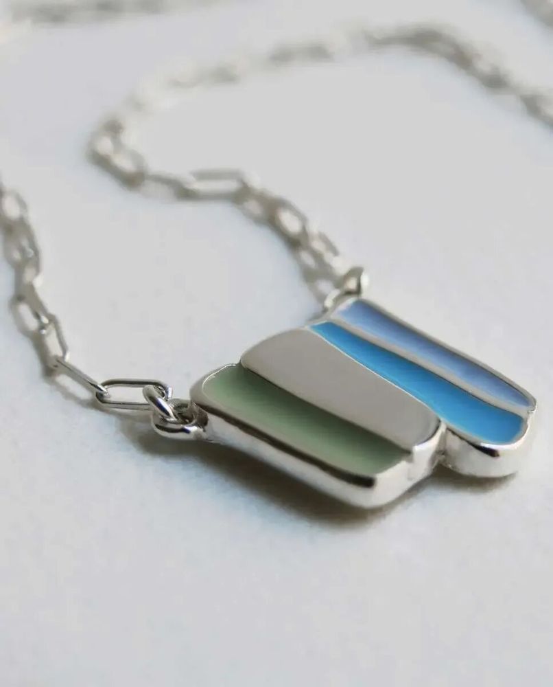 Bijoux - COLLIER EN ARGENT PALETTE PETIT - JOIDART