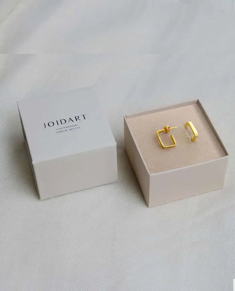 Bijoux - PETITES BOUCLES D'OREILLES DORÉES PETITES LIGNIS ÉTROITES - JOIDART