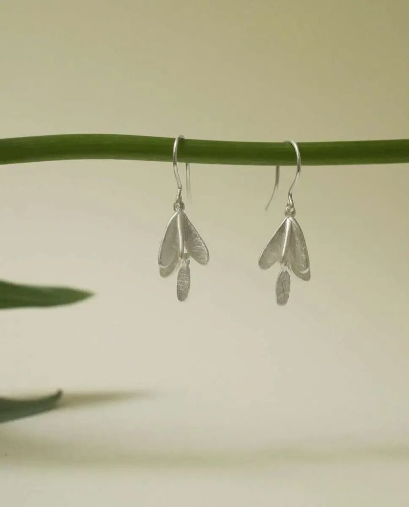 Bijoux - BOUCLES D'OREILLES CROCHET EN ARGENT VOL - JOIDART