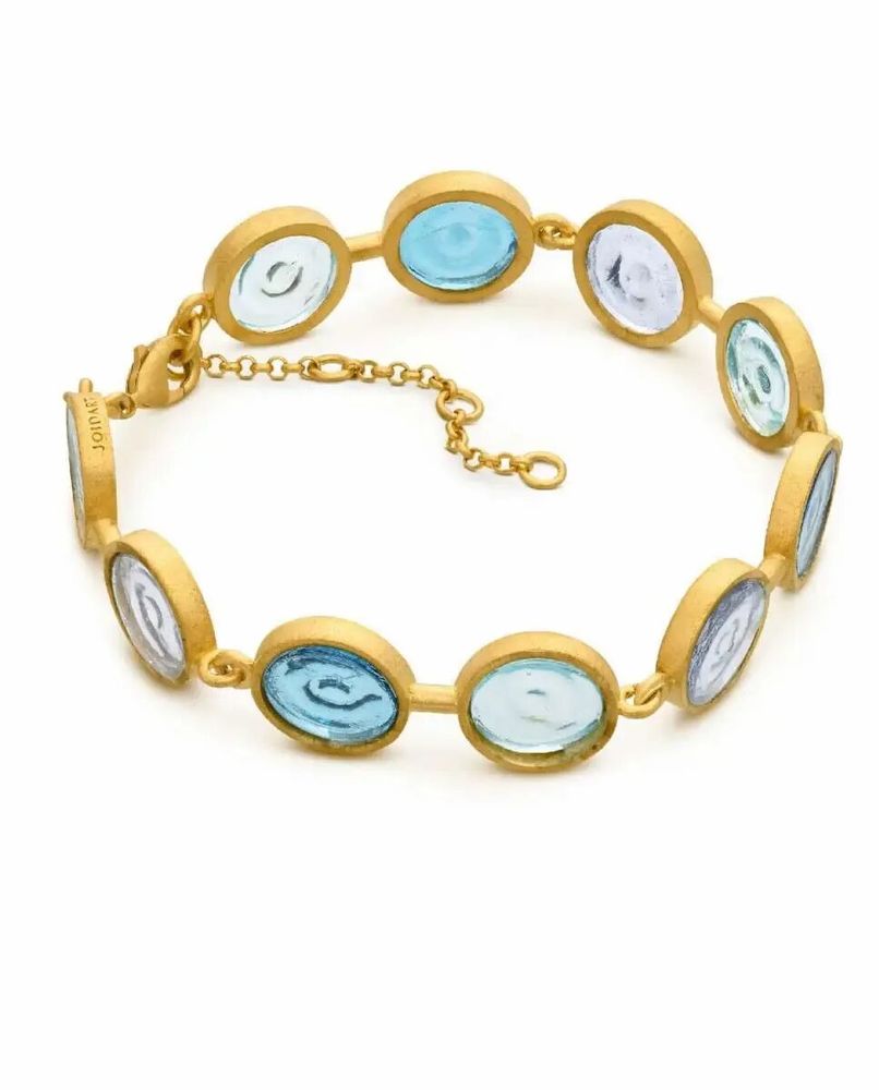 Bijoux - BRACELET DORÉ GAUDÍ JEWELRY CASA BATLLÓ BLEUS - JOIDART