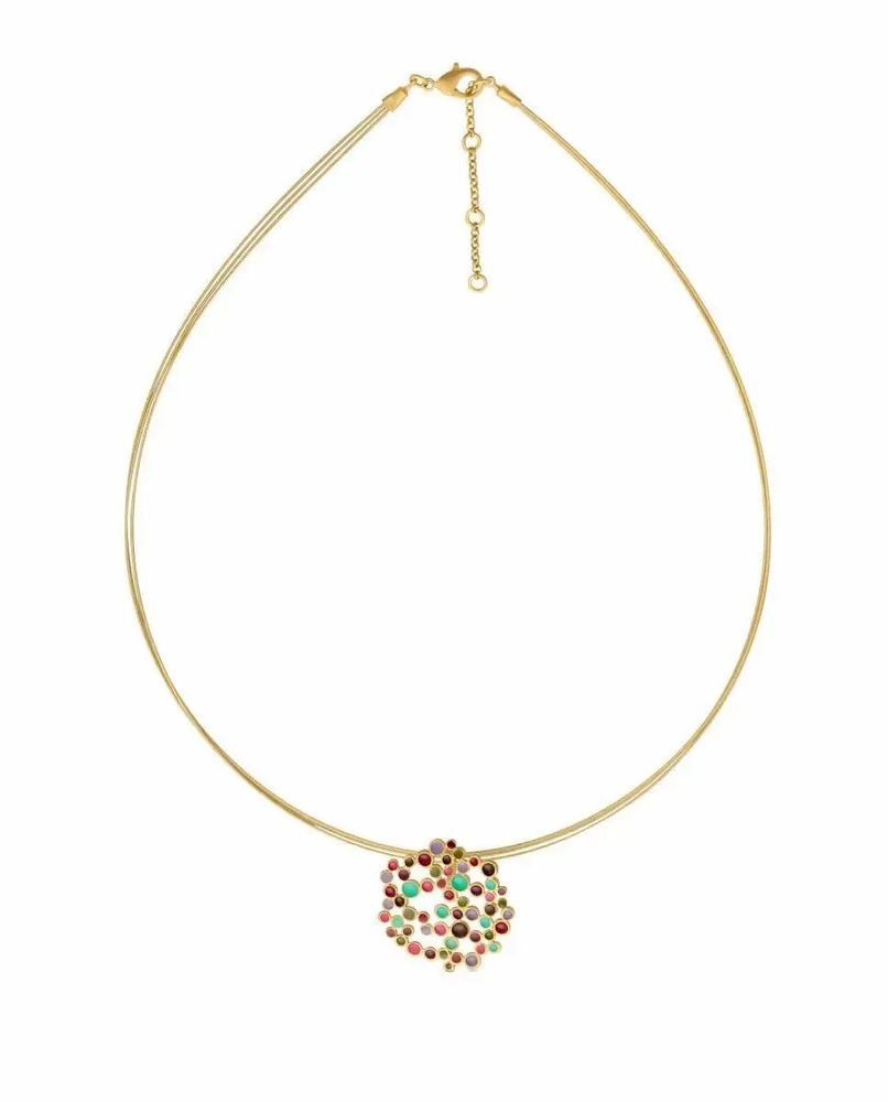 Jewelry - GOLDEN NECKLACE CANDY COLOURS SMALL - JOIDART