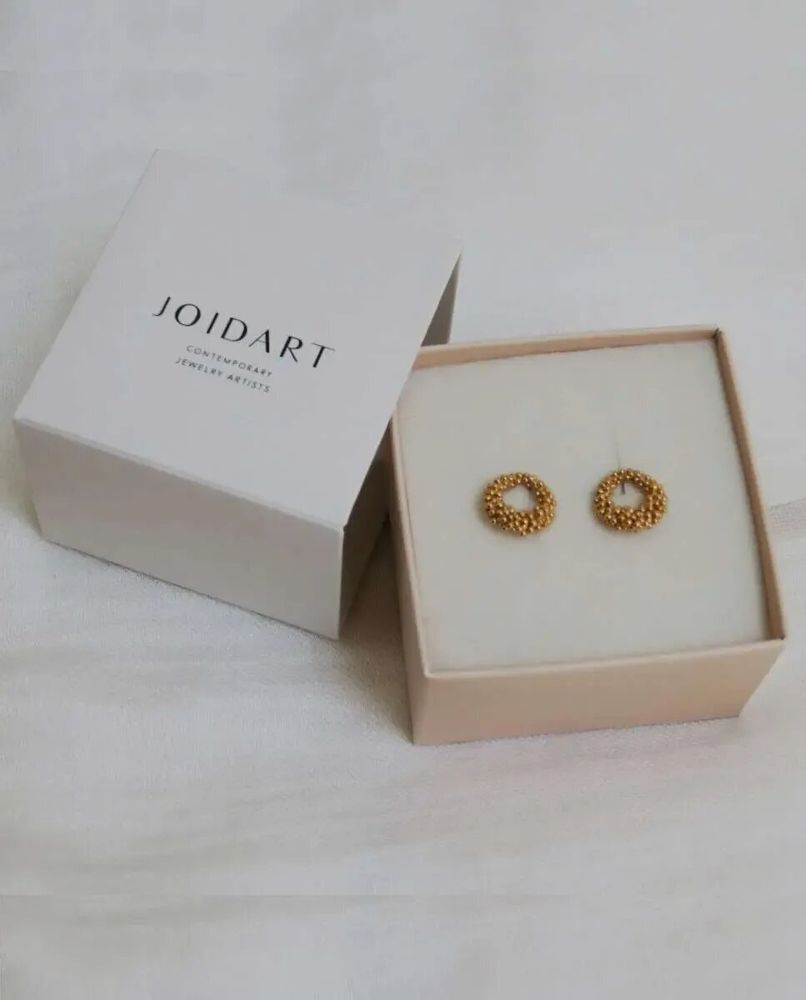Bijoux - BOUCLES D'OREILLES DORÉES STARDUST PETITES - JOIDART