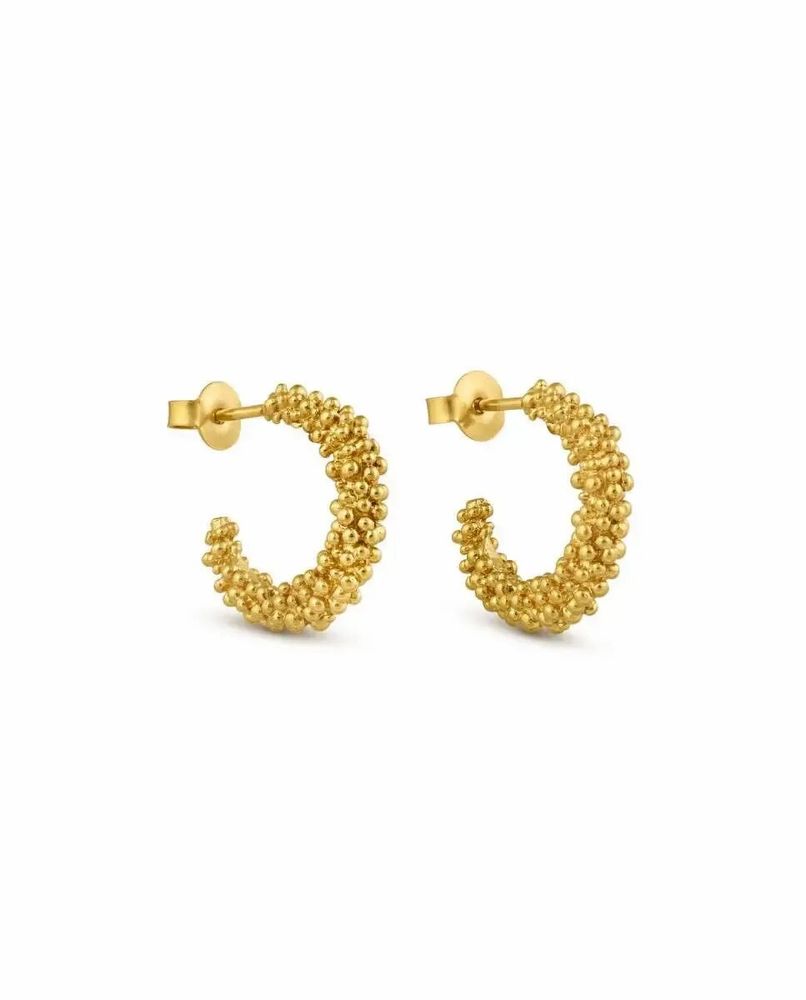 Bijoux - BOUCLES D'OREILLES DORÉES STARDUST MOYENNES - JOIDART