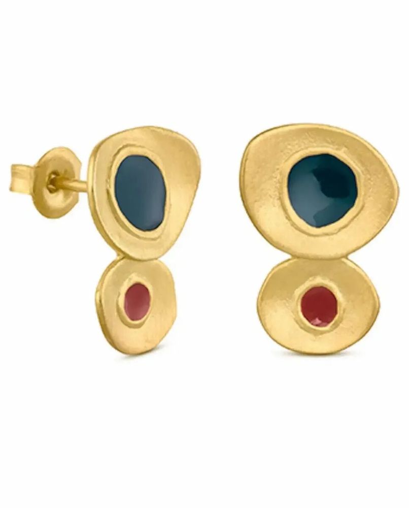 Jewelry - GOLDEN EARRINGS FAVORITA COLORS SMALL - JOIDART