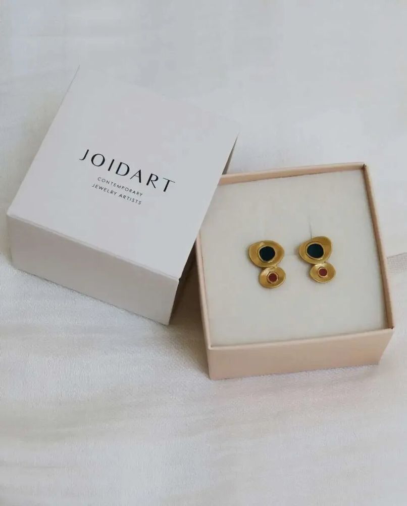 Jewelry - GOLDEN EARRINGS FAVORITA COLORS SMALL - JOIDART
