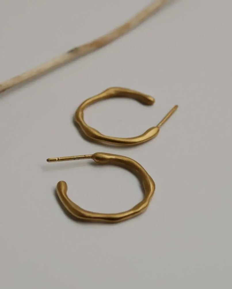 Bijoux - BOUCLES D'OREILLES DORÉES CLARA PETITES - JOIDART