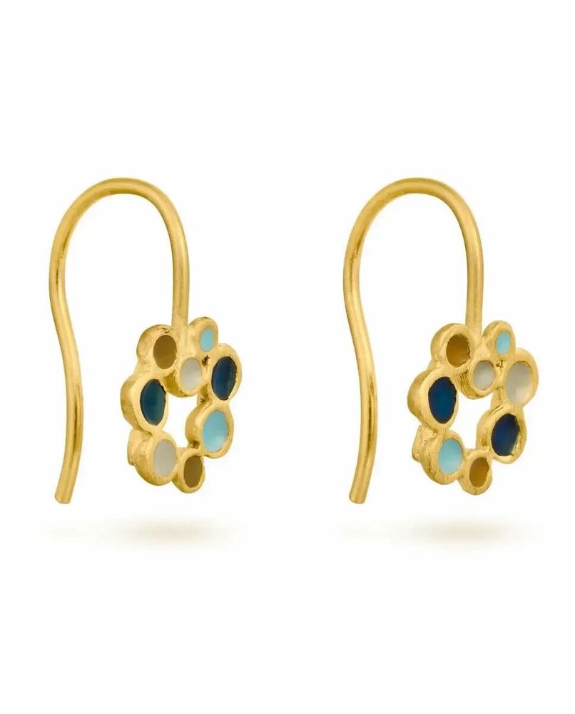 Jewelry - GOLDEN HOOK EARRINGS CANDY MOON - JOIDART