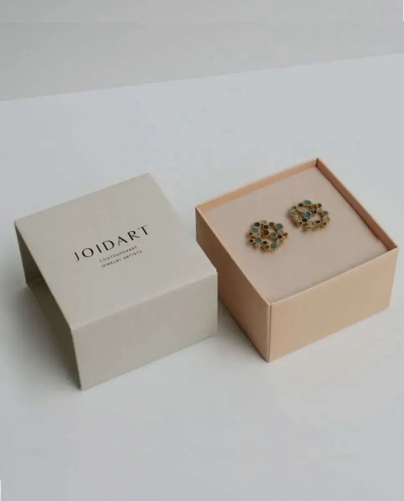 Bijoux - BOUCLES D'OREILLES DORÉES CANDY MOON GRANDES - JOIDART