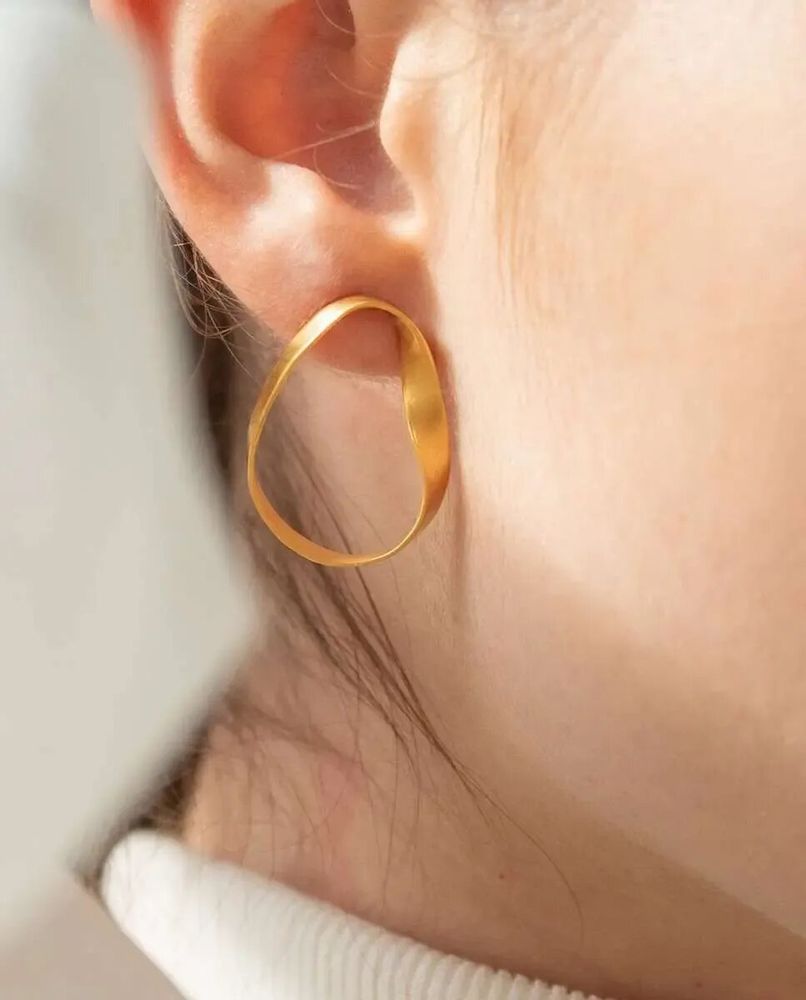 Bijoux - BOUCLES D'OREILLES DORÉES OCEANICA PETITES - JOIDART