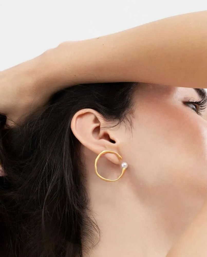 Bijoux - BOUCLES D'OREILLES DORÉES ECLAT CIRCULAIRES - JOIDART