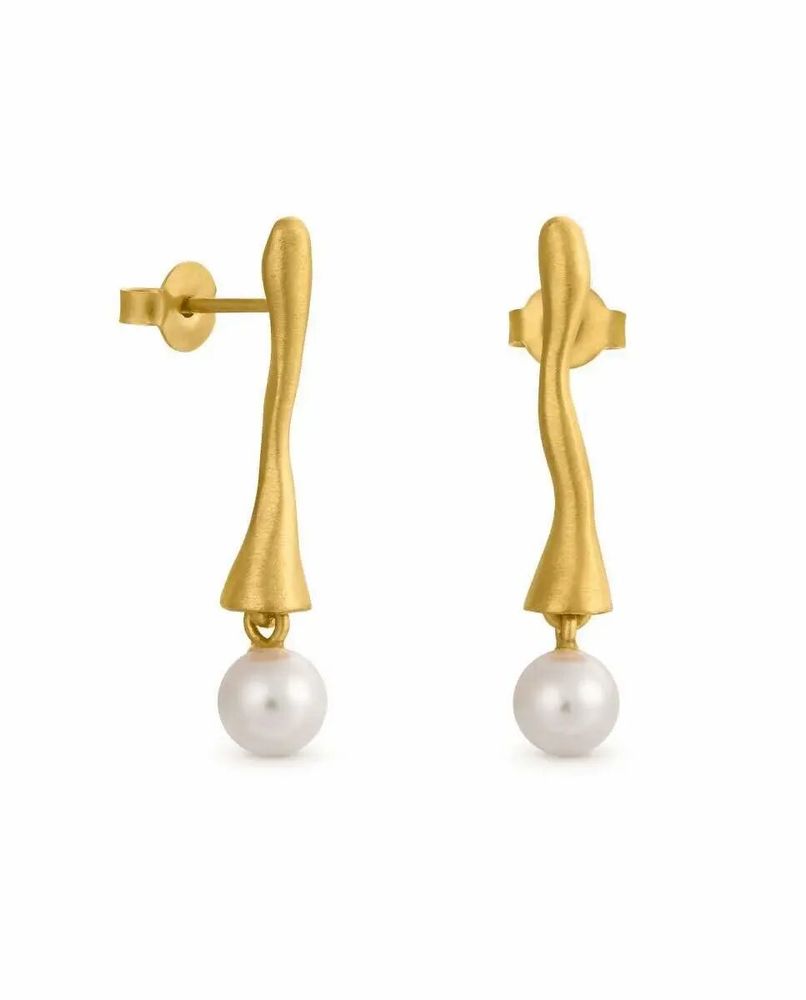 Bijoux - BOUCLES D'OREILLES DORÉES ECLAT BLANC - JOIDART