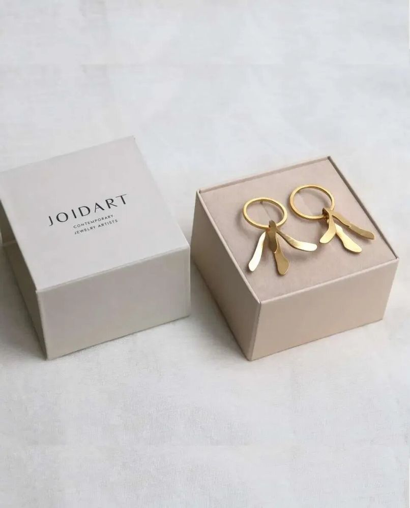 Bijoux - BOUCLES D'OREILLES DORÉES EXOTICA - JOIDART