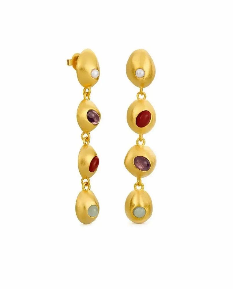 Jewelry - LONG ADDAIA GOLDEN EARRINGS - JOIDART