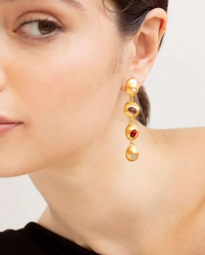 Jewelry - LONG ADDAIA GOLDEN EARRINGS - JOIDART